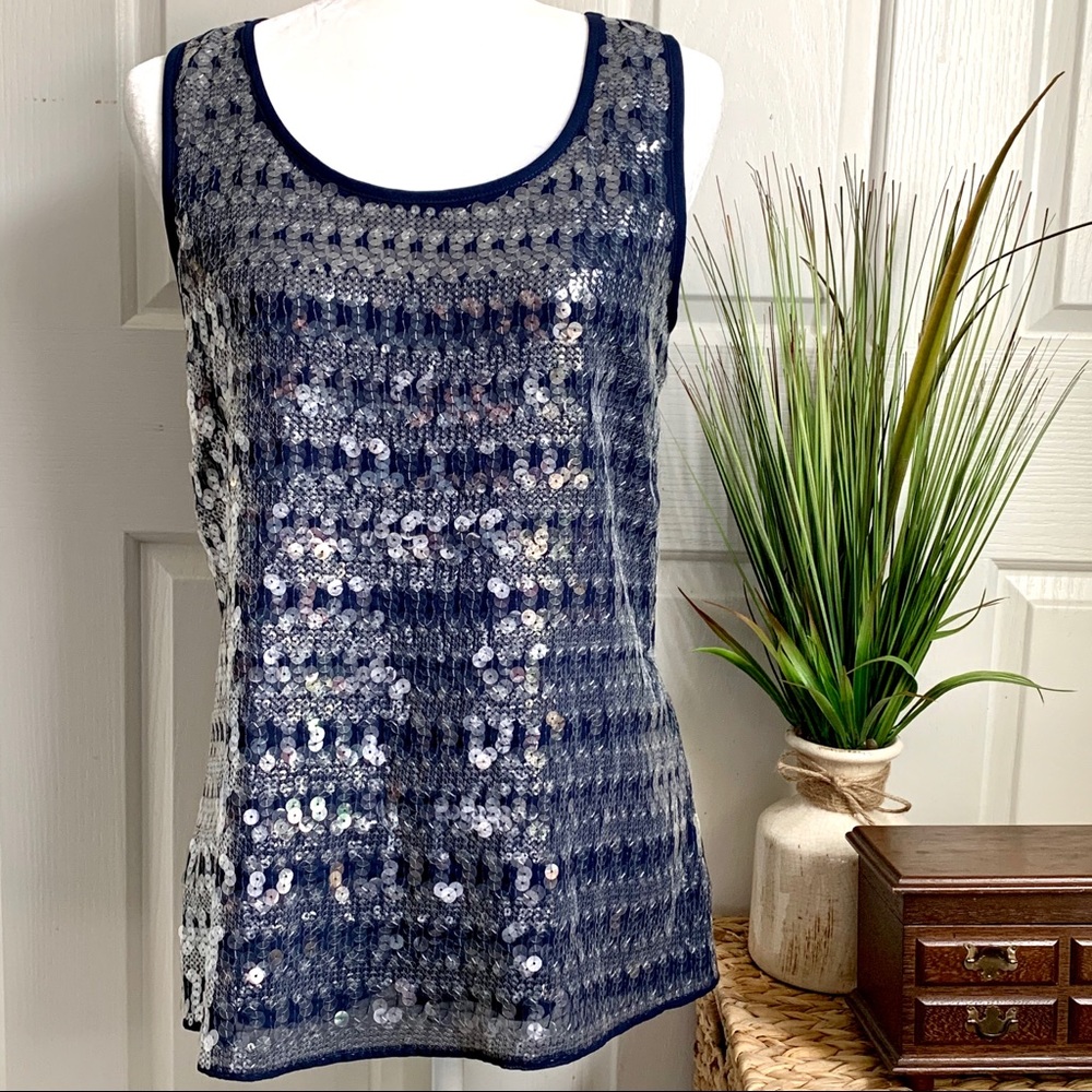 COLDWATER CREEK sequined blouse